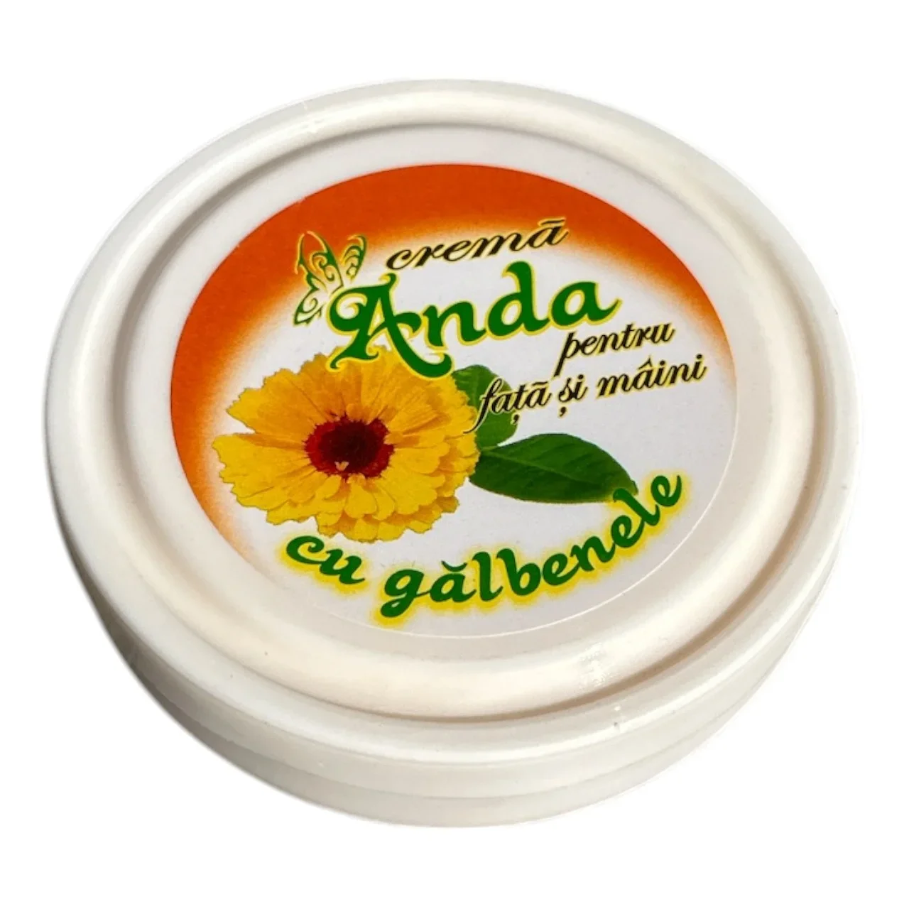 ANDA – Cremă pentru Față și Mâini cu Gălbenele, 100 ml.