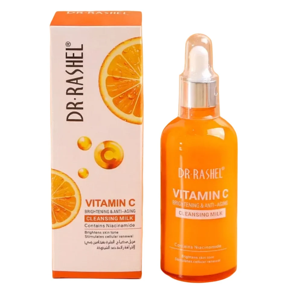Dr. Rashel Lapte demachiant iluminator și anti-îmbătrânire cu Vitamina C
