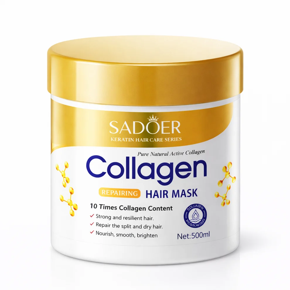 MASCĂ DE PĂR CU COLAGEN SADOER 500ml.