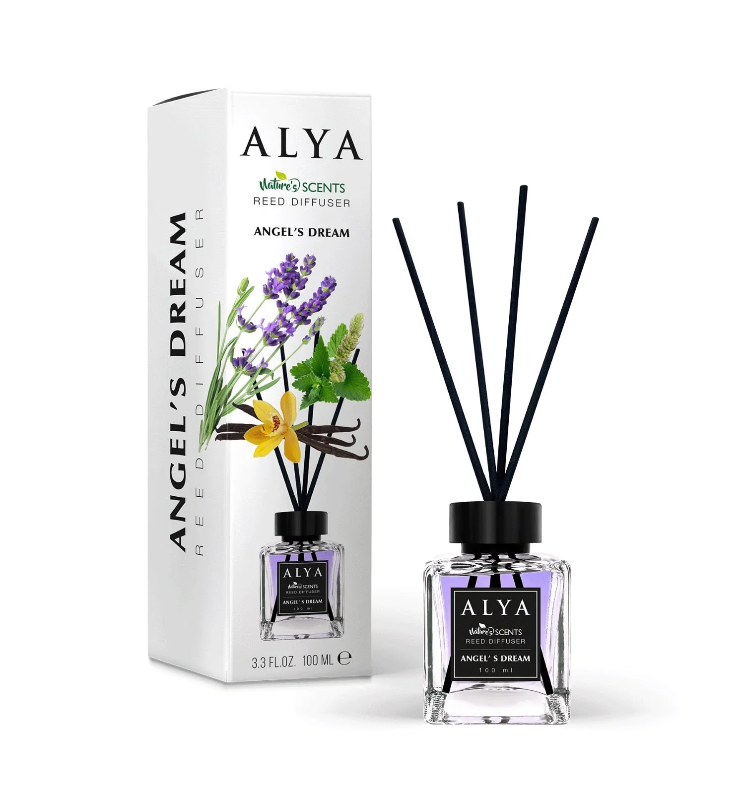 Parfum de Cameră cu Bețișoare ALYA – ANGEL'S DREAM, 100 ml