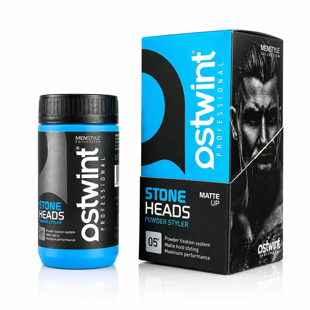 Ostwint Professional Stone Heads Matte Up 05 – Pudră de Volum și Styling pentru Păr, cu Efect Mat și Fixare Puternică.