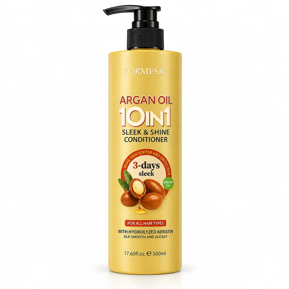 KÖRMESIC ARGAN OIL 10 IN 1 – BALSAM DE PĂR CU ULEI DE ARGAN ȘI KERATINĂ 500 ML