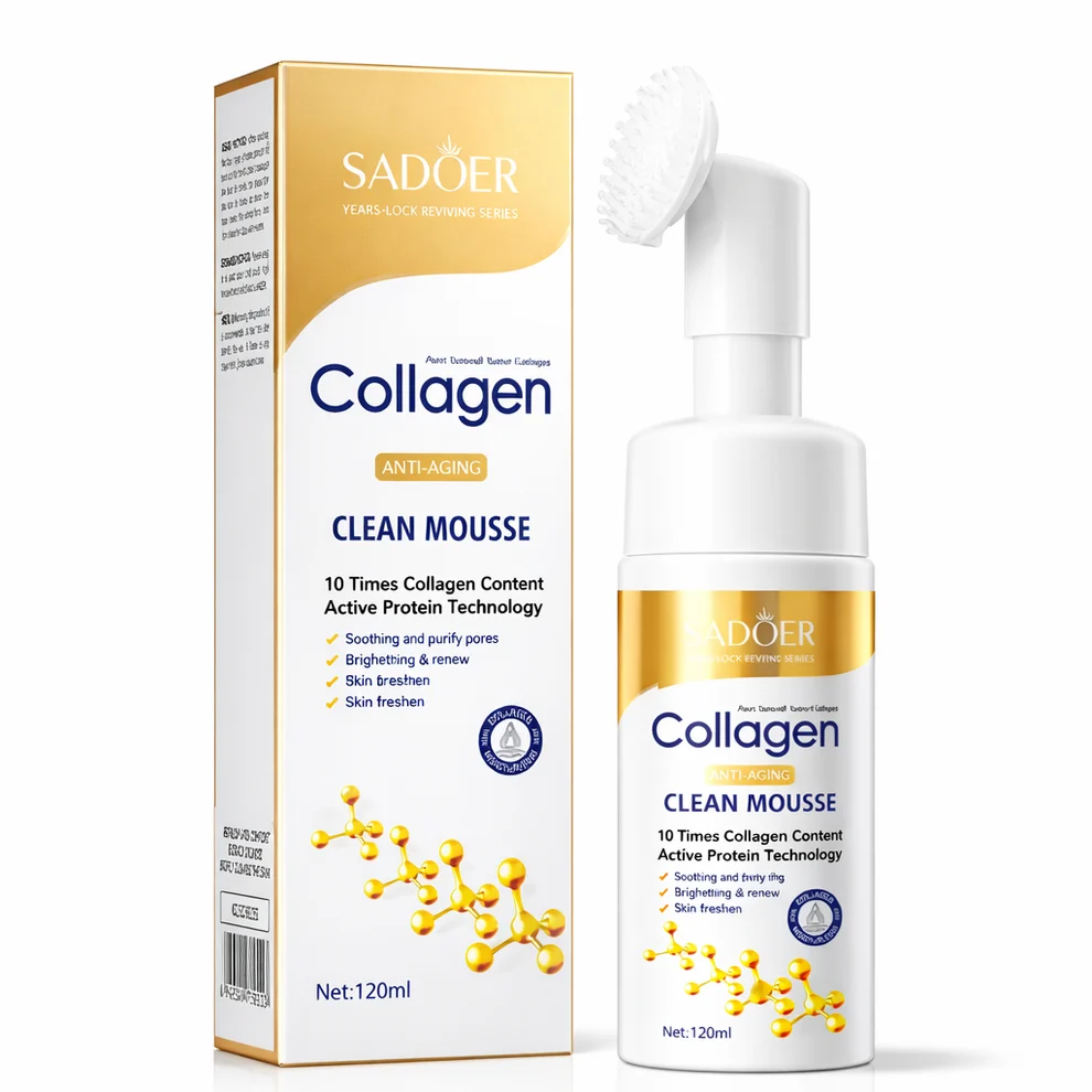 SADOER GEL DE CURĂȚARE FACIALĂ CU COLAGEN 120ml.