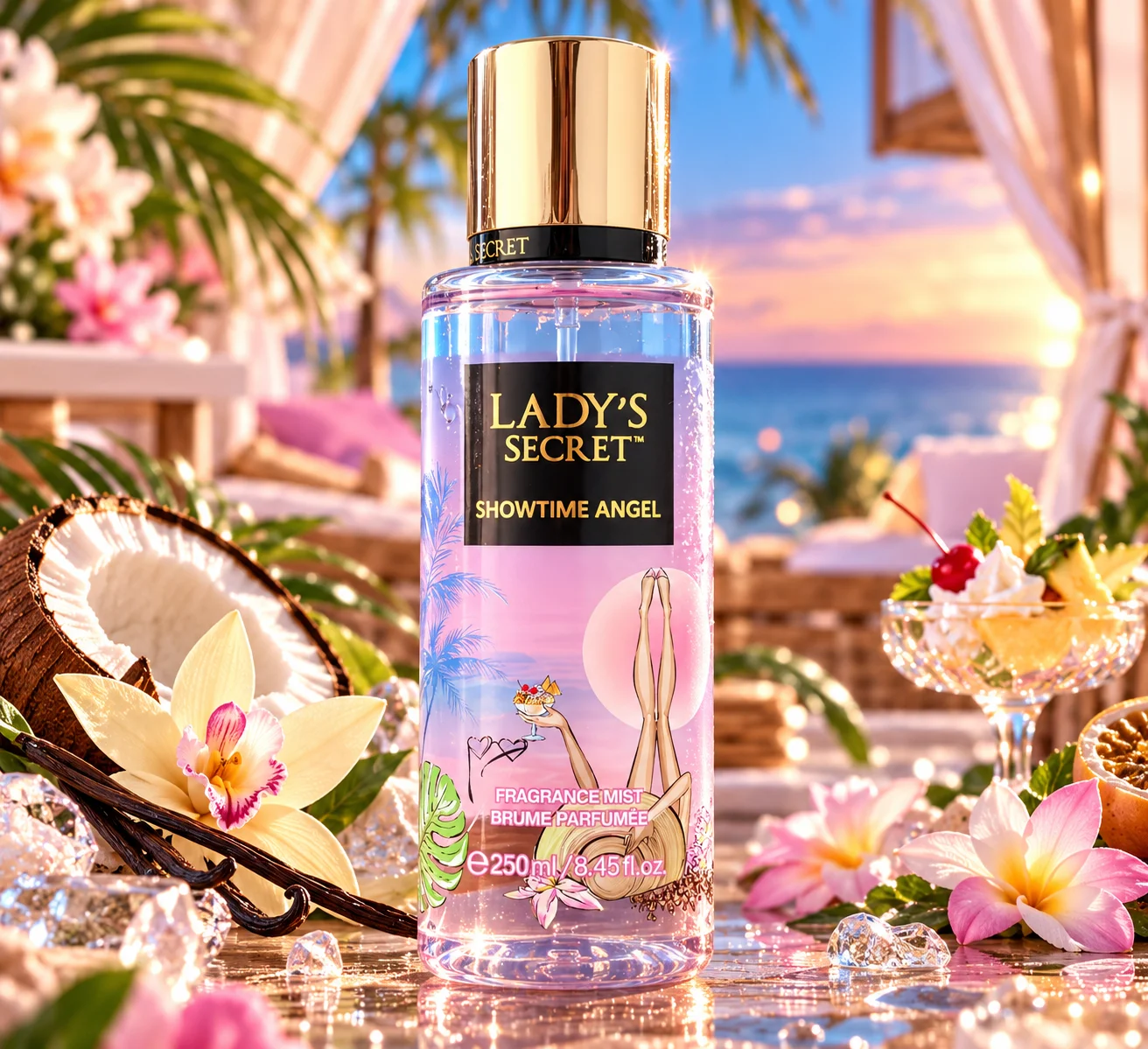 Spray Parfumat de Corp LADY'S SECRET – SHOWTIME ANGEL, 250 ml
