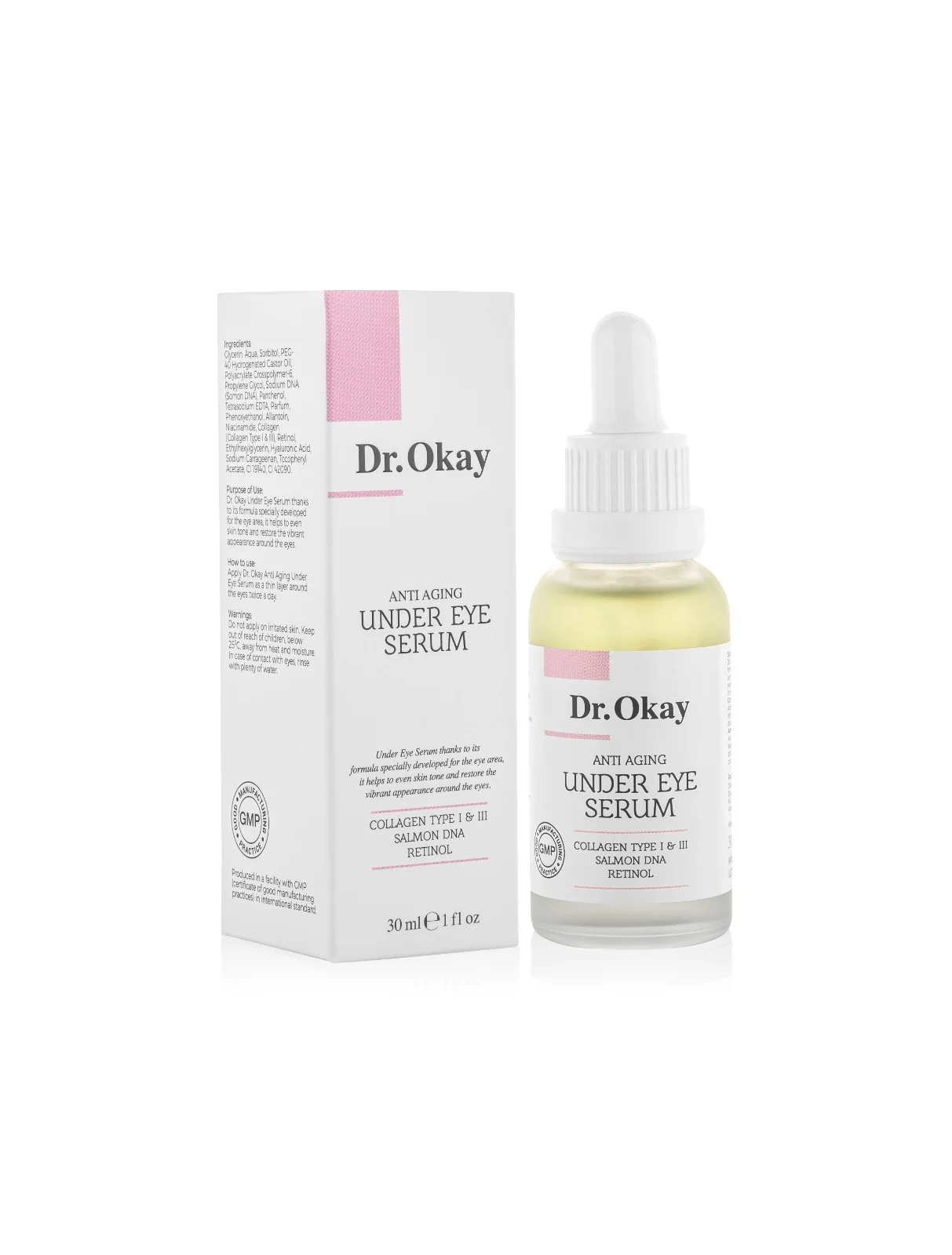 Ser pentru Conturul Ochilor Dr. Okay 30ml.