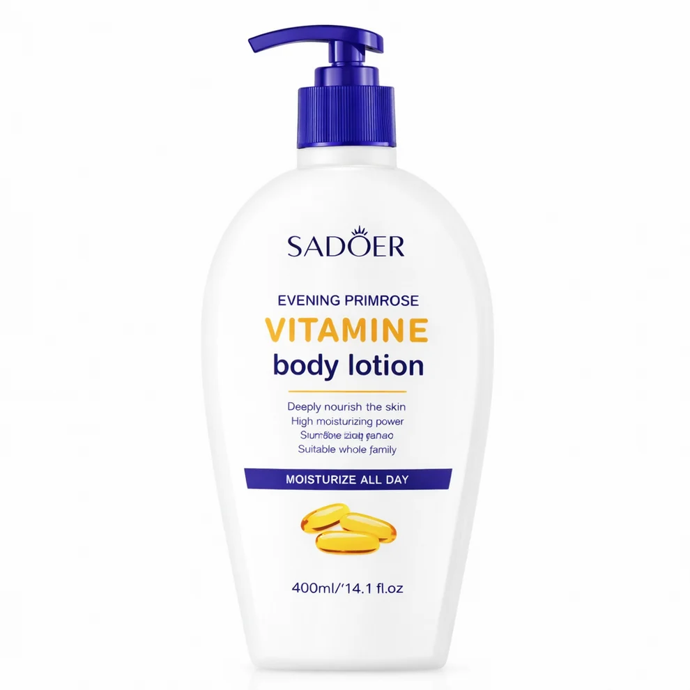 LOȚIUNE DE CORP CU VITAMINA E SADOER 400ml..