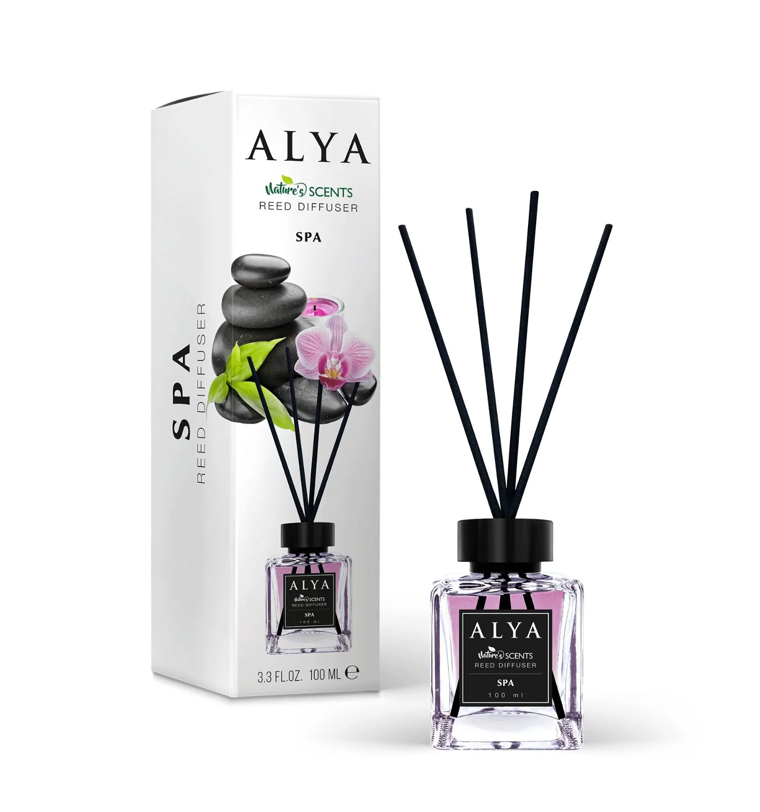 Parfum de Cameră cu Bețișoare ALYA – SPA, 100 ml.