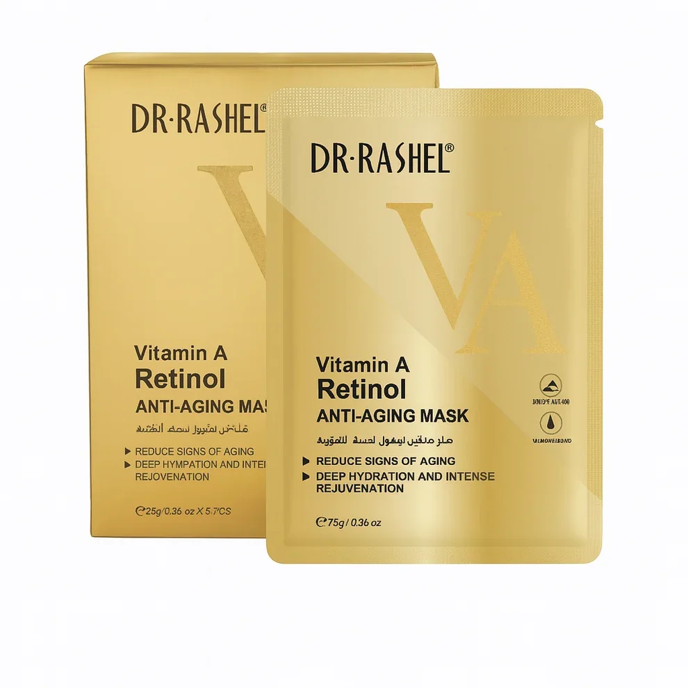 Masca de Fata Anti - Aging cu Retinol 25 g - Dr. Rashel Vitamin A Retinol Anti-Aging Mask.