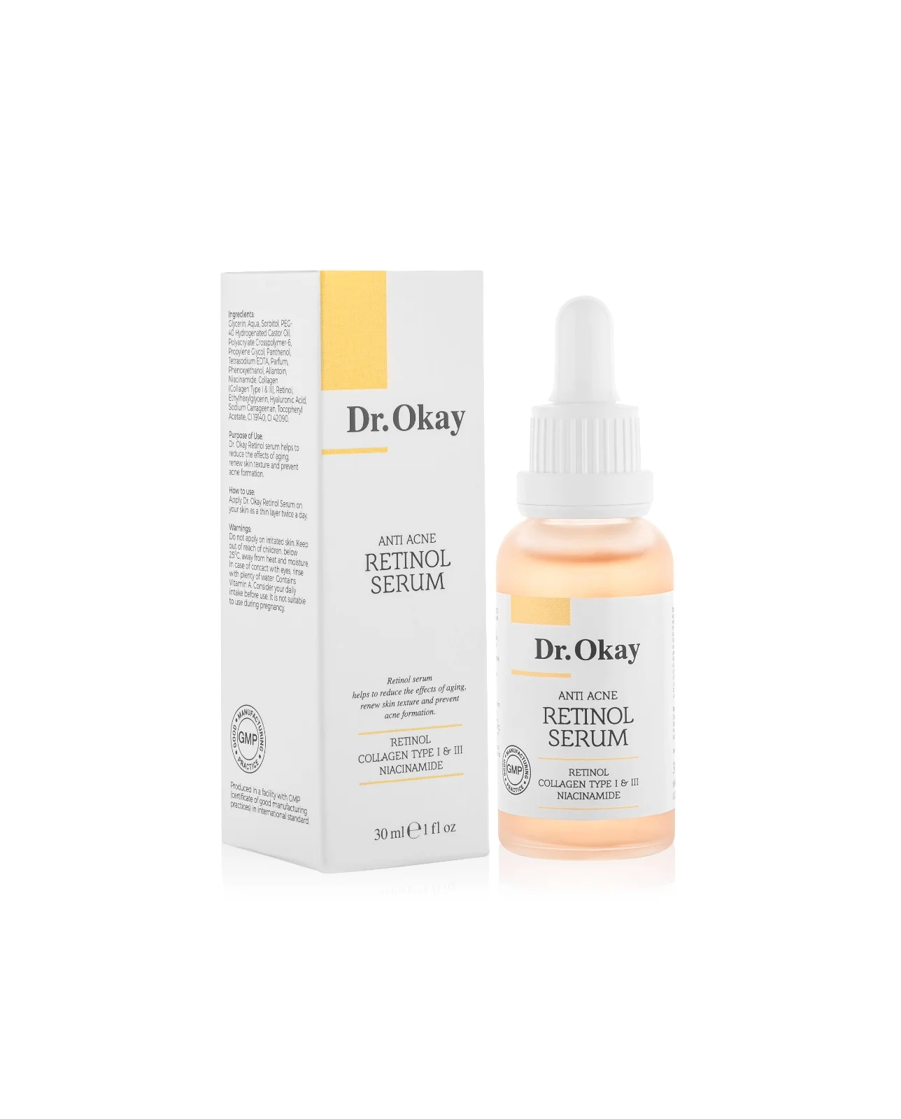 Ser facial cu Retinol Dr. Okay 30ml