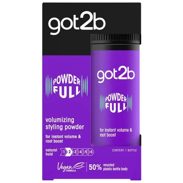 got2b POWDER'ful – Pudră pentru Volum și Texturizare a Părului, cu Fixare Naturală, 10 g.