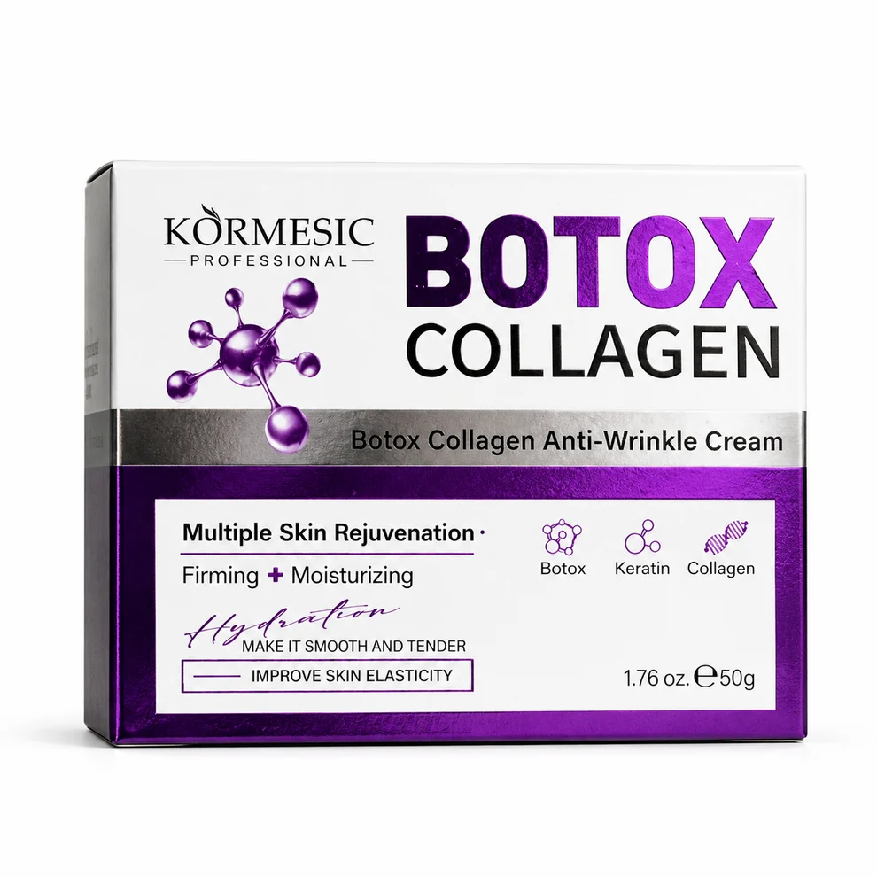 KORMESIC PROFESSIONAL BOTOX COLLAGEN ANTI-WRINKLE CREAM – CREMĂ DE FAȚĂ CU COLAGEN, EFECT DE FERMITATE ȘI HIDRATARE, 50 G.