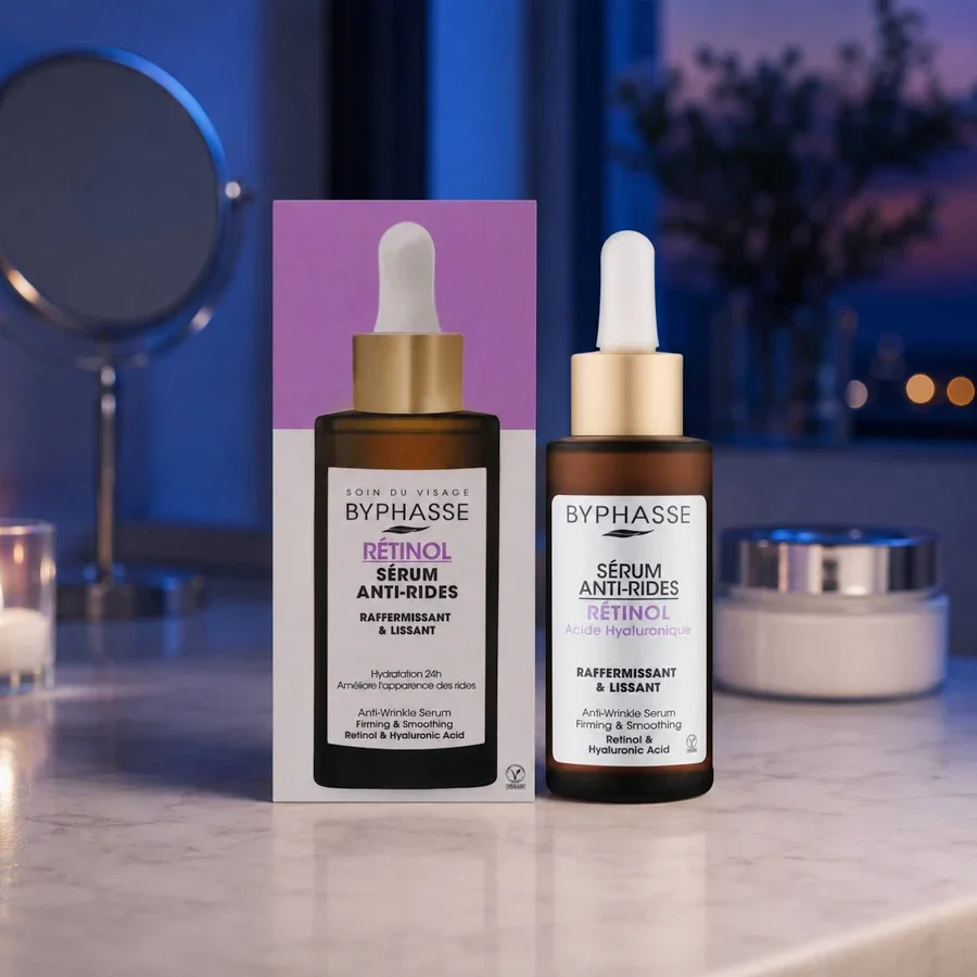 Ser Antirid BYPHASSE cu Retinol și Acid Hialuronic – 50 ml