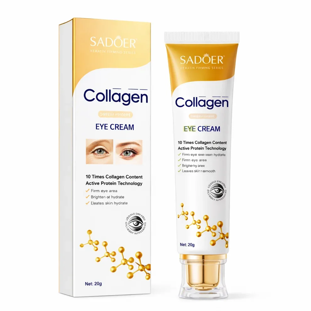 EYE CREAM with roller and Collagen Sadoer 20g.