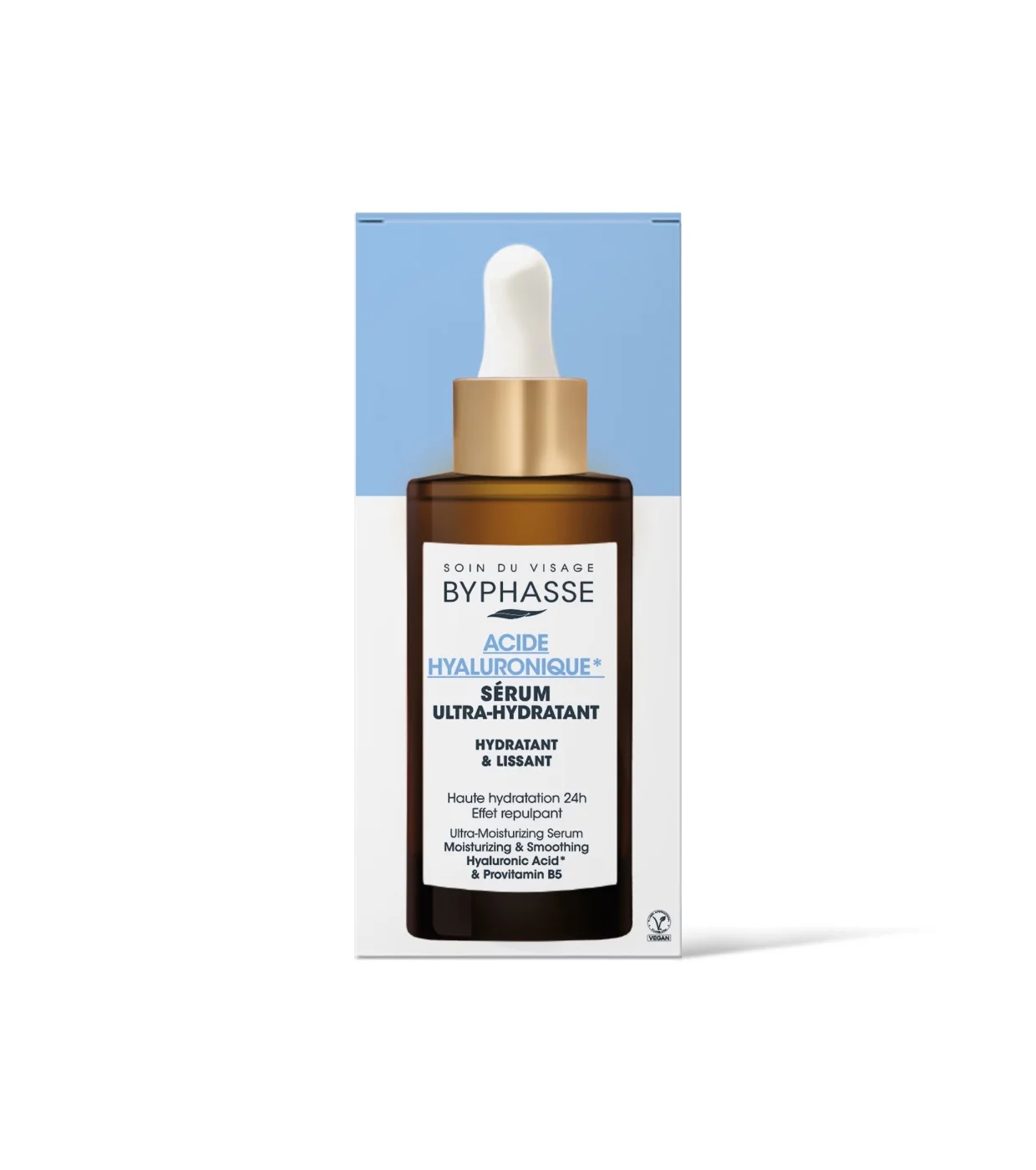 Ser Ultra-Hidratant BYPHASSE cu Acid Hialuronic și Provitamina B5 – 50 ml