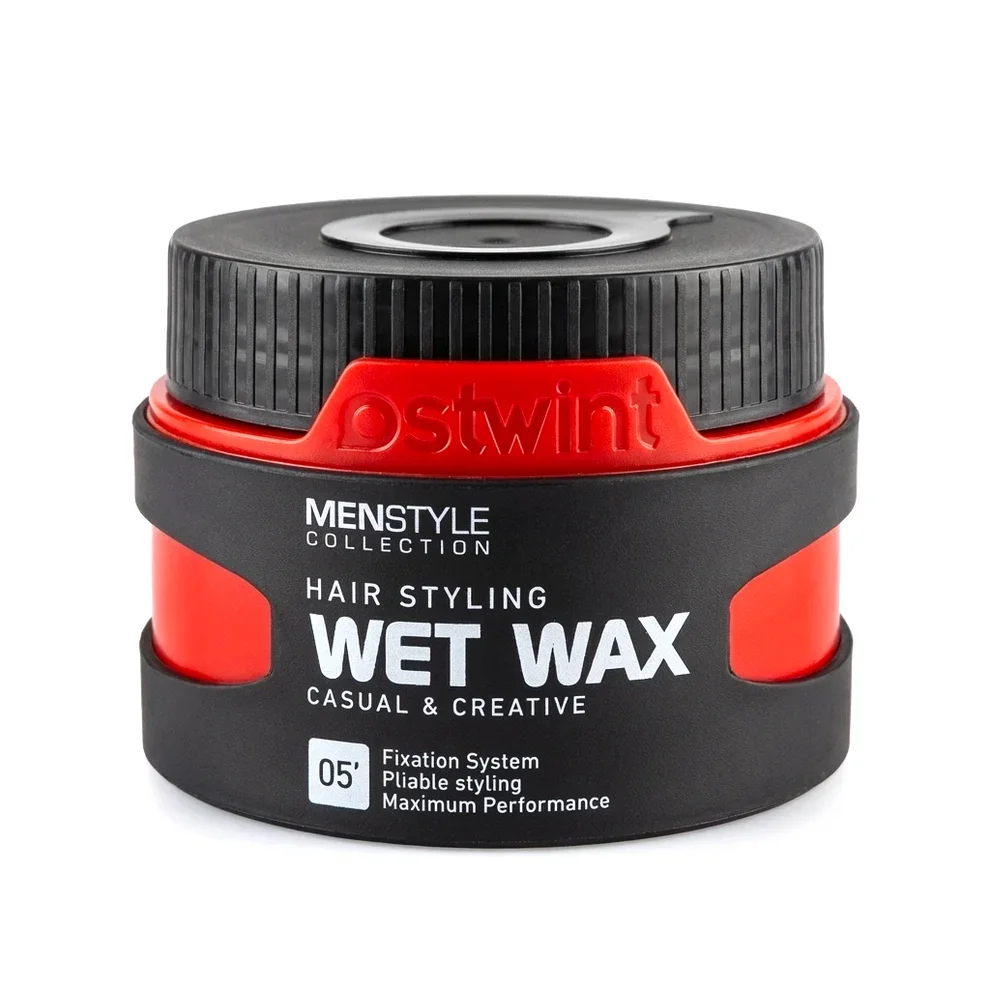 Ostwint Menstyle Collection Wet Wax 05 – Ceară de Păr cu Efect Umed și Fixare Puternică, 150 ml.