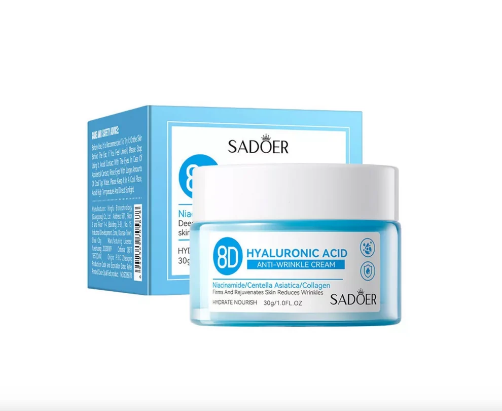 Crema de față SADOER 8D Hyaluronic Acid Anti-Wrinkle Cream